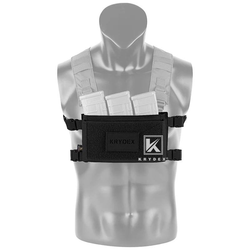 KRYDEX MK3 MK4 Panel frontal de plataforma de pecho para JPC LV119 placa portadora estilo Spiritus chasis táctico de Micro lucha negro - imagen 3