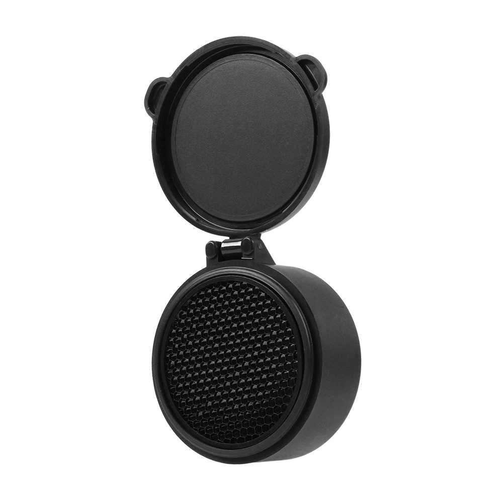 Marcool-Tapas de lente táctico KillFlash para Rifle de caza, visor óptico de 44mm, 50mm, 56mm, parasol, malla de panal, cubierta abatible - imagen 5