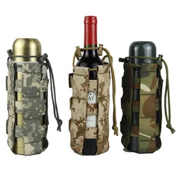 Funda portabotellas y hervidor ajustable para camping