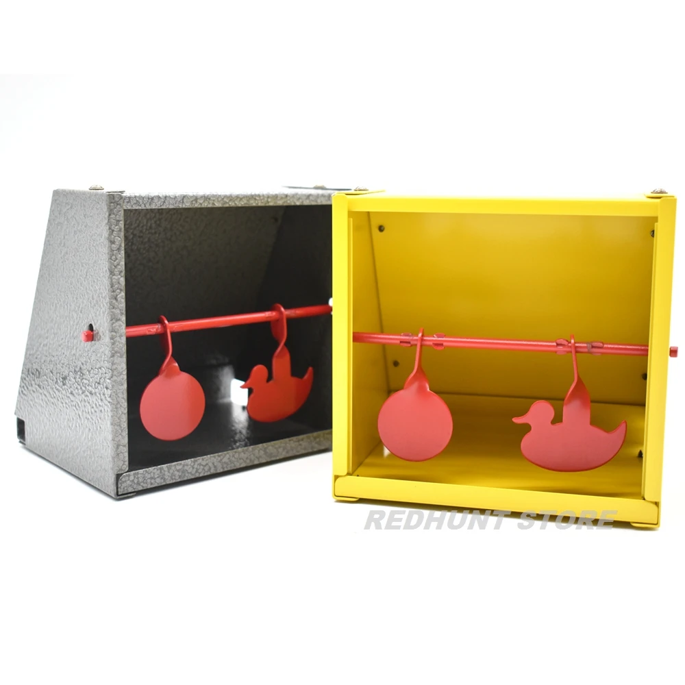 Trampa de Pellets de Acero, Soporte de Objetivos de Disparo, Caja de Entrenamiento, Pistola, Rifle, Pistola, Airsoft, Pistola BB, Rifle de Aire, 14x14cm, 5,5" - imagen 3