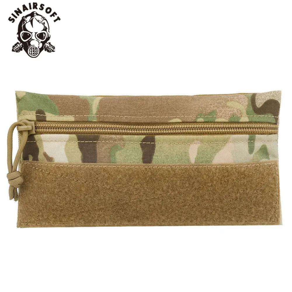 Bolsa táctica grande para caramelos con gancho y bucle MK3 MK4, chaleco, aparejo de pecho, camuflaje, almacenamiento portátil, accesorios de caza de nailon