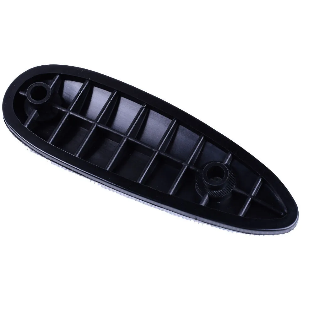 Almohadilla de retroceso acanalada antideslizante de PP duradera con tornillos para caza, accesorios para pistola táctica, Protector de trasero para pistola de tiro - imagen 2