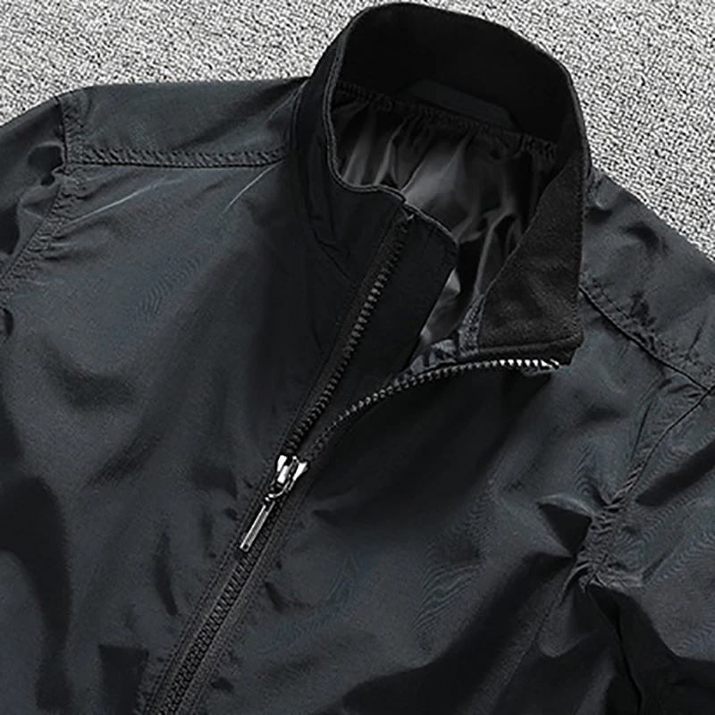 Chaqueta cortavientos informal para Hombre, ropa deportiva holgada para exteriores, abrigos de talla S-2XL, primavera y otoño - imagen 5