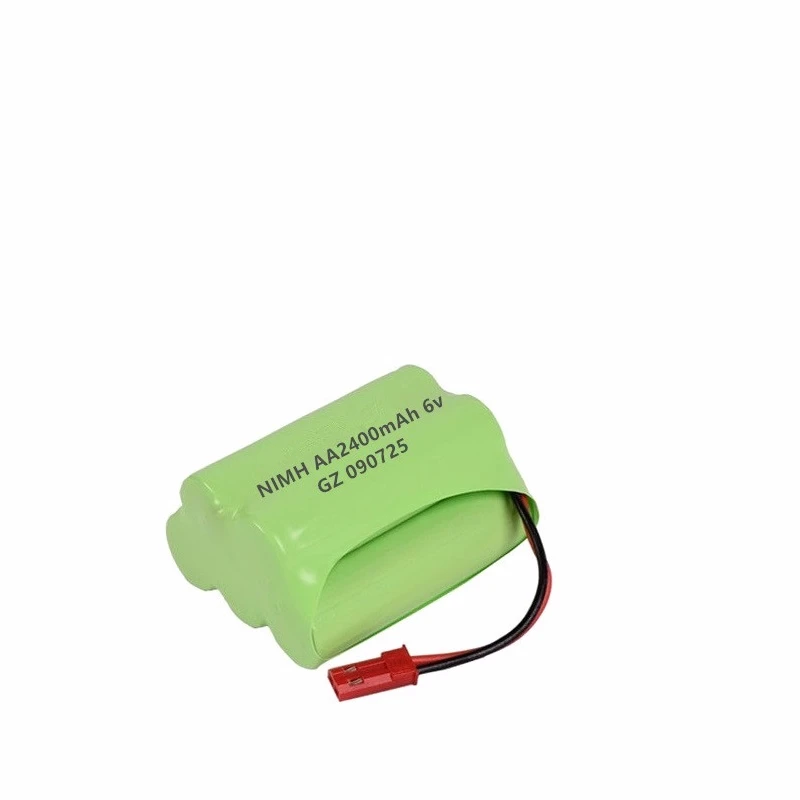 (Enchufe JST) batería NiMH 6v 2400mah + cargador USB para juguetes Rc coches tanques Robots barcos camiones pistolas AA 6v batería recargable - imagen 3