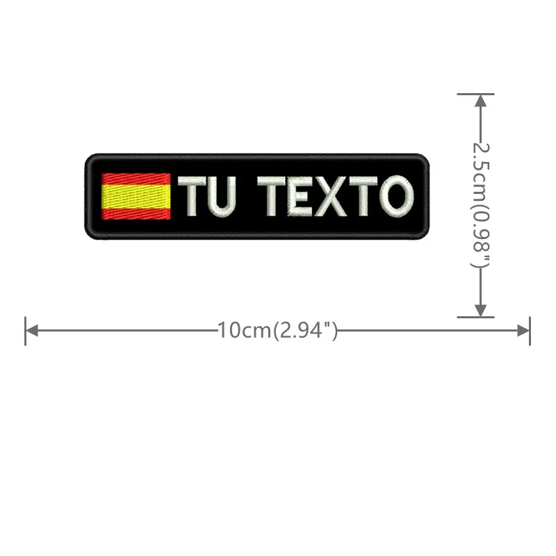 Parches con nombre personalizados bordados, parche con nombre personalizado para ropa, uniforme, camisa de trabajo, sombrero, moral, gancho de respaldo - imagen 5