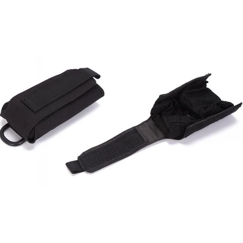 Bolsa táctica Molle para botella de agua, portabotellas militar con cordón superior y fondo de malla, contenedor de agua portátil - imagen 2