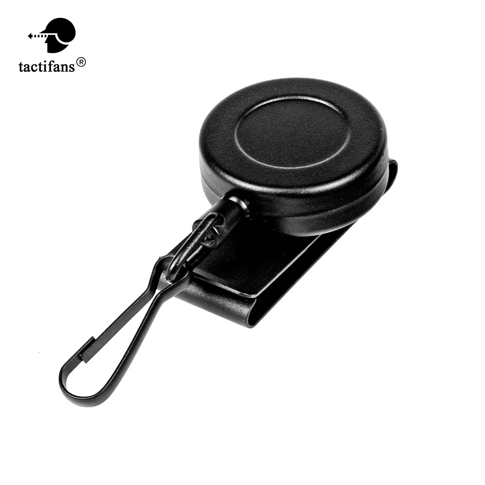 Eslinga retráctil de acero suave para pistola y revólver, funda de cuerda rotativa de seguridad especial, accesorios tácticos para caza y tiro de Paintball