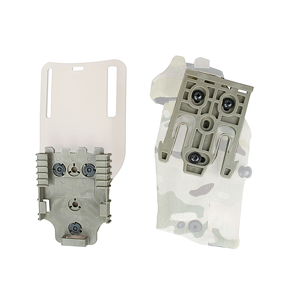 Kit de sistema de bloqueo rápido táctico QLS con accesorios de funda negra de polímero QLS19 y QLS 22 para funda de pistola TMC3029-MC