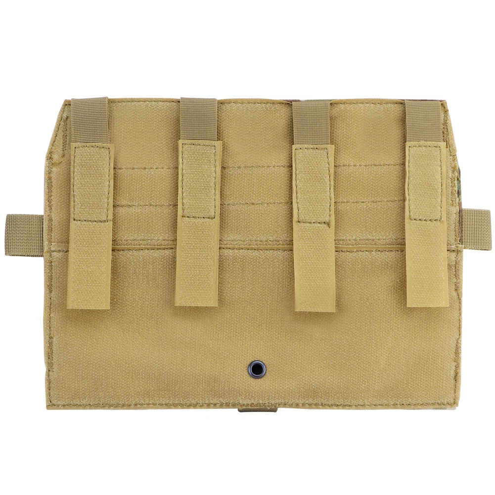 Bolsa táctica Triple para revistas M4 5,56, chaleco Molle, Panel de placa frontal, solapa desmontable, bolsa magnética de nailon 1000D, accesorios de caza - imagen 4