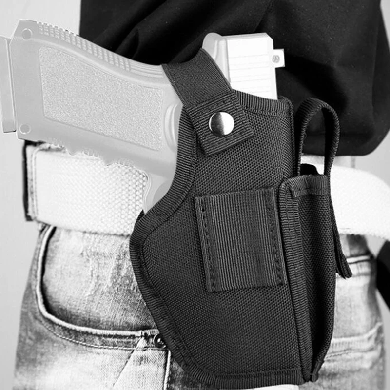 Funda Universal para pistola de mano izquierda y derecha, bolsa magnética para Glock 17, 19, Beretta M9 1911, P226 - imagen 5
