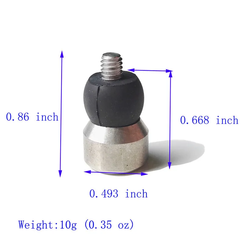 Estabilizador de vista de arco de tiro con arco, bola estabilizadora de amortiguador de vibración para arco compuesto, accesorios de tiro de caza, 2 piezas - imagen 5
