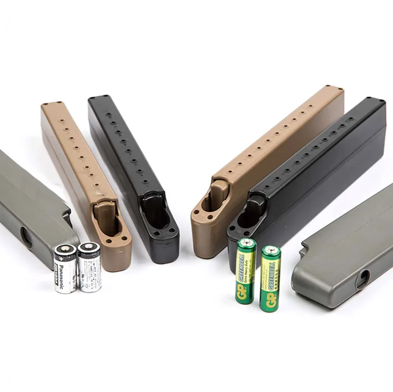 Caja de almacenamiento de batería con función de caza táctica estilo revista para AA /CR123 - imagen 2