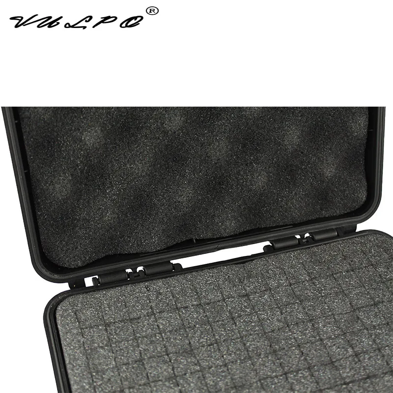 VULPO-funda rígida para pistola ABS, estuche de almacenamiento para pistola táctica, cajas de transporte acolchadas para caza, Airsoft - imagen 5