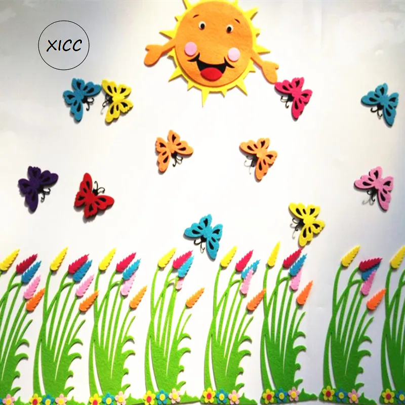 XICC-almohadilla de tela de fieltro de lana no tejida con diseño de cebra para niños, manualidades hechas a mano, DIY, para aula y costura de caballos - imagen 5