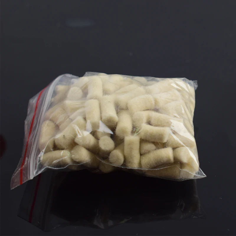 Kit de limpieza de calibre de bolas de algodón, 100 Uds., para barril de esclusa de aire de 4,50mm, 5,50mm y 6,35mm, herramientas de limpieza de eliminación de plomo - imagen 4