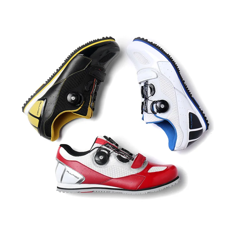Auupgo-zapatos atléticos profesionales para bicicleta, zapatillas Unisex informales sin bloqueo, transpirables, 2020 - imagen 5