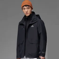 Pelliot Chaqueta táctica invierno dos piezas – Cortavientos impermeable
