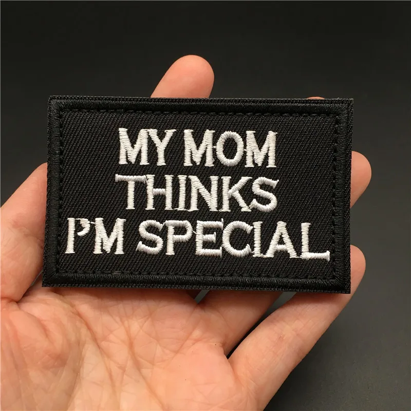 Parches de texto para ropa, insignias bordadas en mochila, pegatinas para ropa, costura, decoración DIY, apliques, rayas, gancho - imagen 5