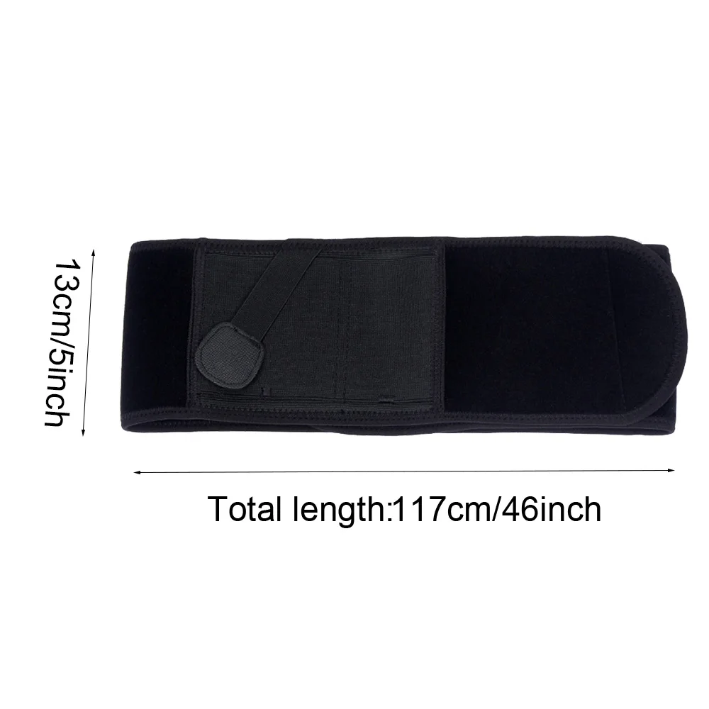 Funda para pistola de transporte oculta para vientre táctico, pistola de mano derecha, cintura elástica Invisible Universal, cinturón para faja - imagen 5