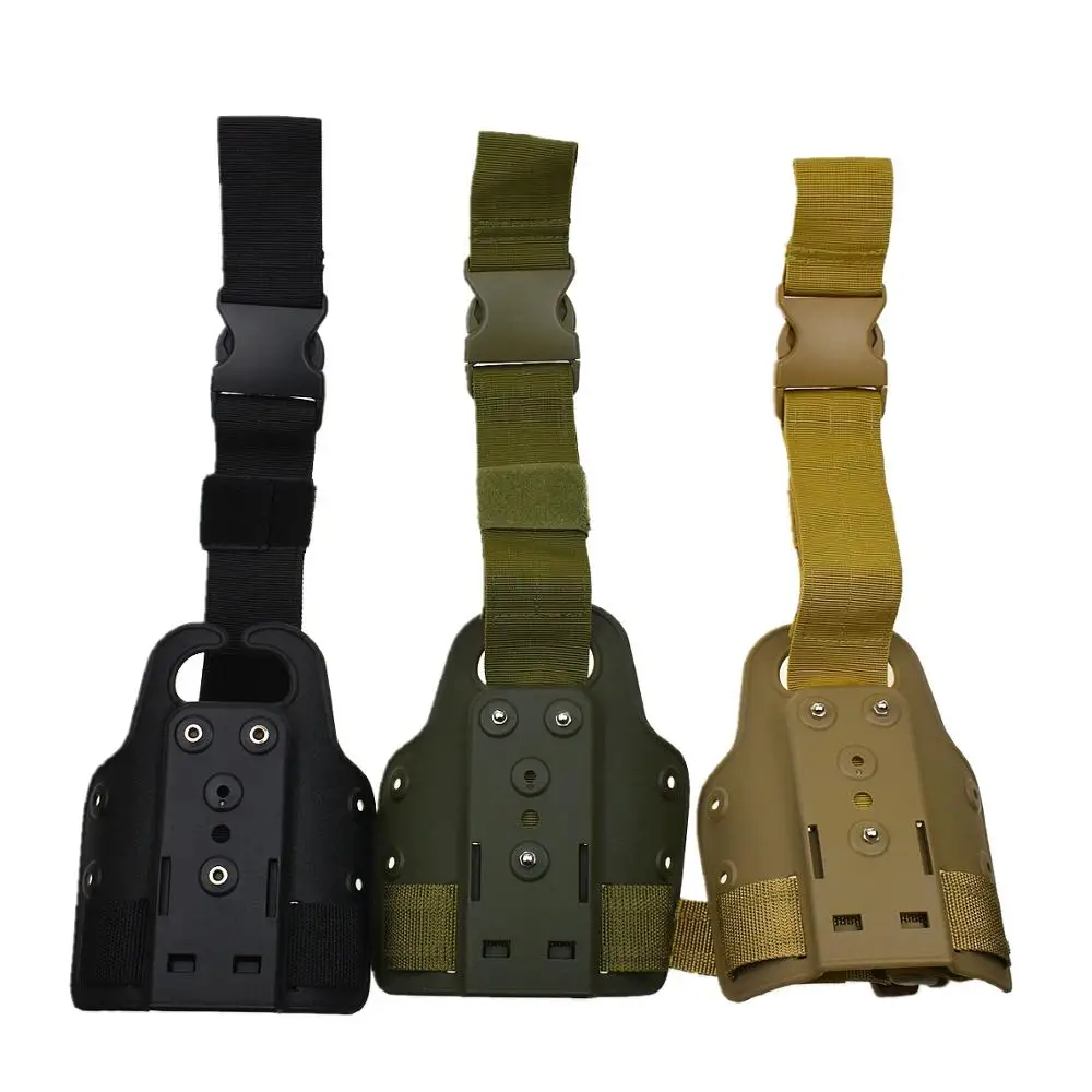 Alta calidad Sig P226/1911/G17 19/M9/USP pistola Universal tipo IMI funda para cinturón de pierna caída plataforma QLS 19/22 - imagen 2