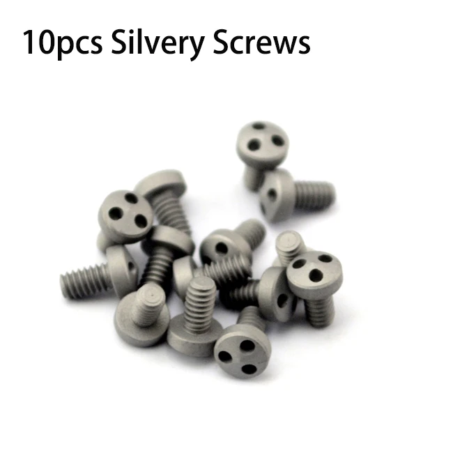 10pcs silvery screws