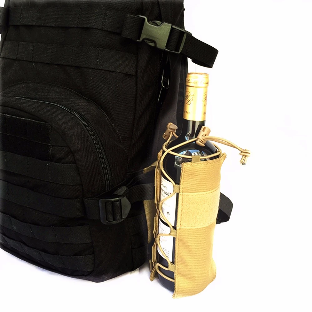 SINAIRSOFT-bolsa de agua táctica, botella de agua, escalada, volcado, Airsoft, hervidor elástico, ejército, duradero, viaje, senderismo, caza - imagen 2