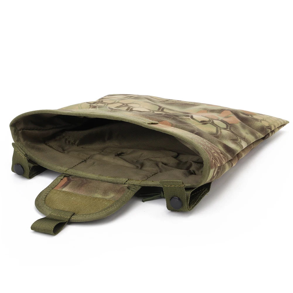 Bolsa táctica Molle de descarga, bolsa de recuperación Mag, Airsoft, caza, con cordón, para revistas, plegable, accesorios militares - imagen 3