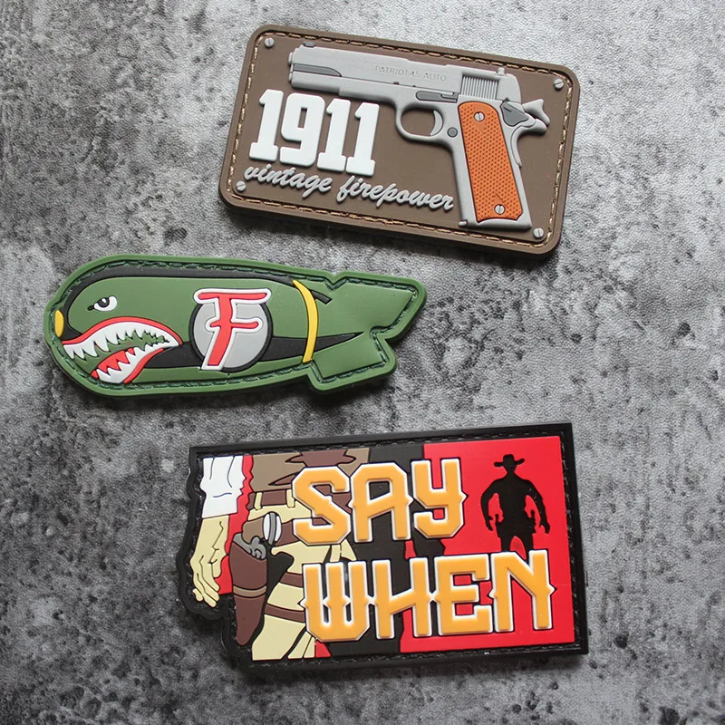 Brazo de sello mágico de pistola M1911, salida de BOM, pulpo, tiburón, gota estéreo de PVC, sello de plástico - imagen 2