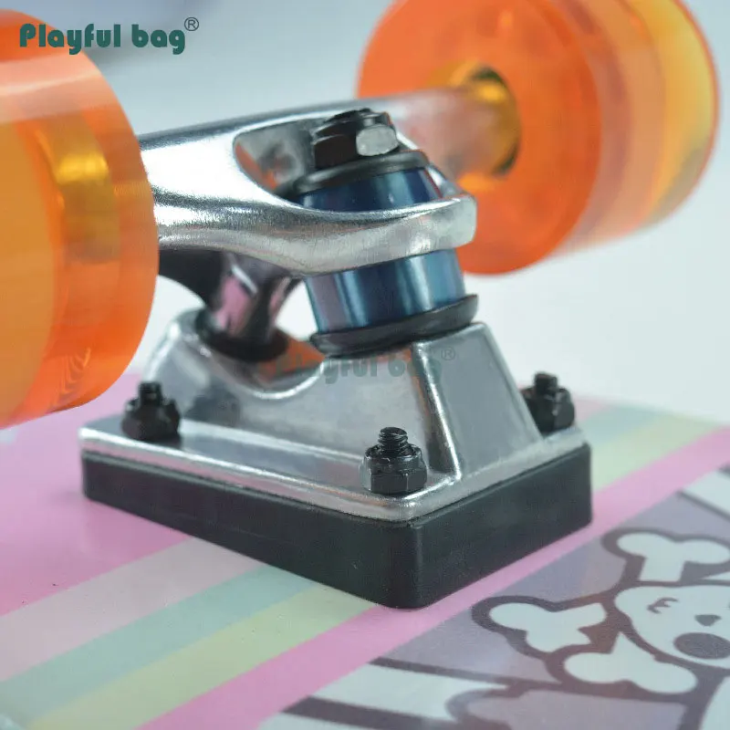 Skateboard de Arce, bolsa juguetona de 76CM, tabla de peces grandes, duradera, cuatro ruedas, patrón de transferencia térmica, tabla de Skate, AMA39 - imagen 3