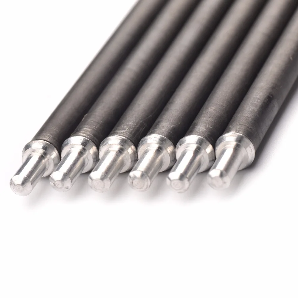 6 uds X10 de carbono de aluminio y 32 pulgadas Set híbrido flecha columna 400-800 OD 5,2mm +/-0.001 interior-Tipo de consejos para tiro con arco recurvo arco - imagen 5