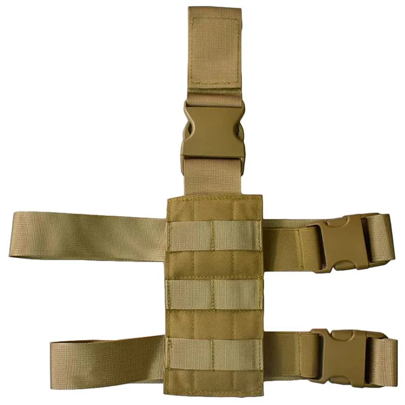 Panel táctico Molle de pierna caída, placa de funda de pistola Universal, bolsa de revista, equipo de muslo, bolsa de liberación rápida - imagen 5