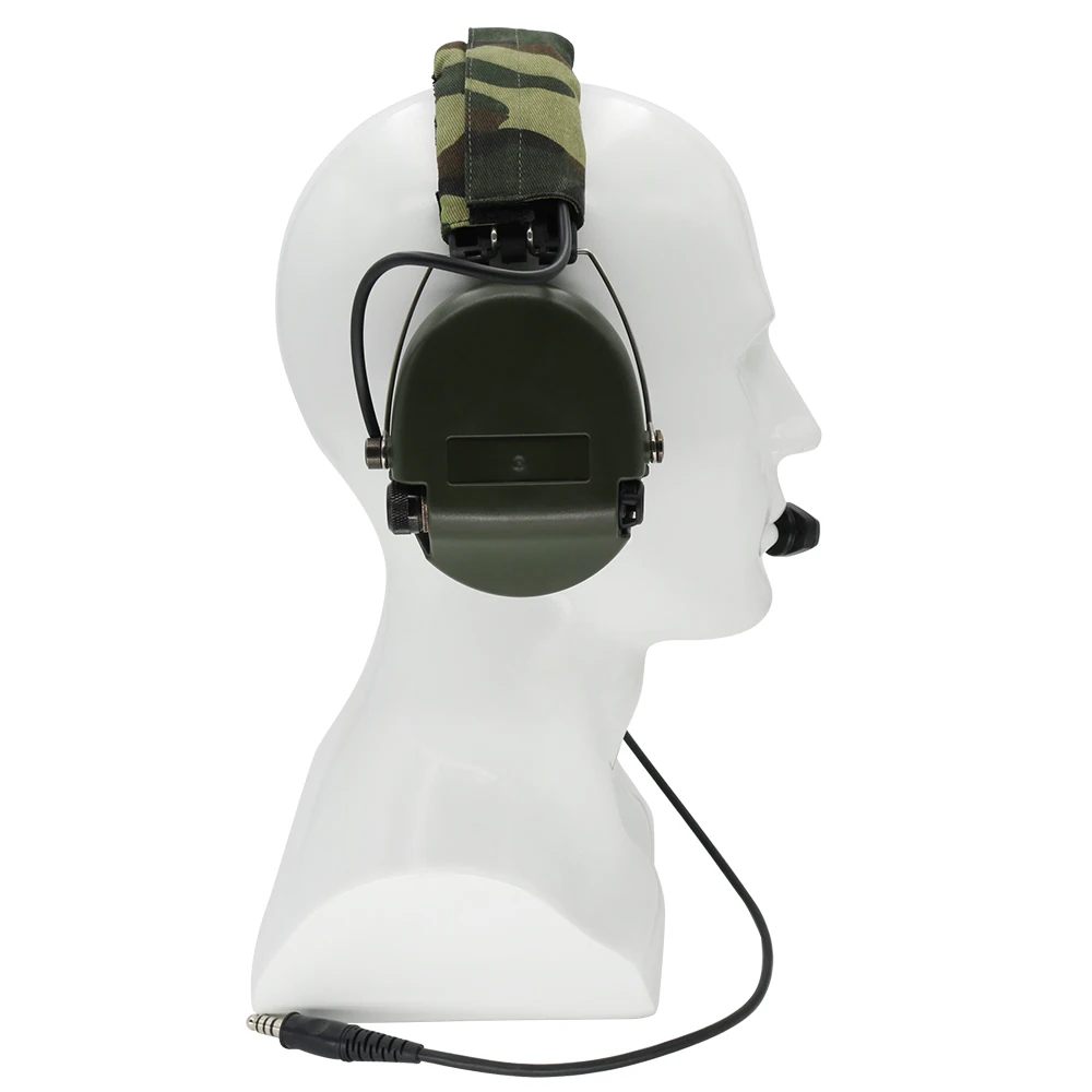 MSASORDIN auriculares tácticos de caza, cascos antiruido, Airsoft, reducción de ruido militar, tiro, orejera táctica FG - imagen 5