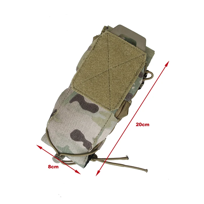 Bolsa para botiquín de primeros auxilios, bolsa médica de camuflaje para exteriores, bolsa Molle para chaleco táctico, portátil, 3355-MC - imagen 3