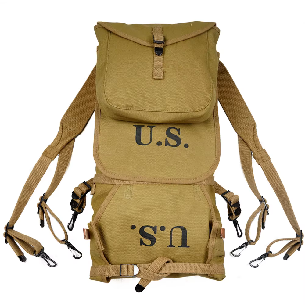 Mochila M-192 vintage con letras EE.UU.
