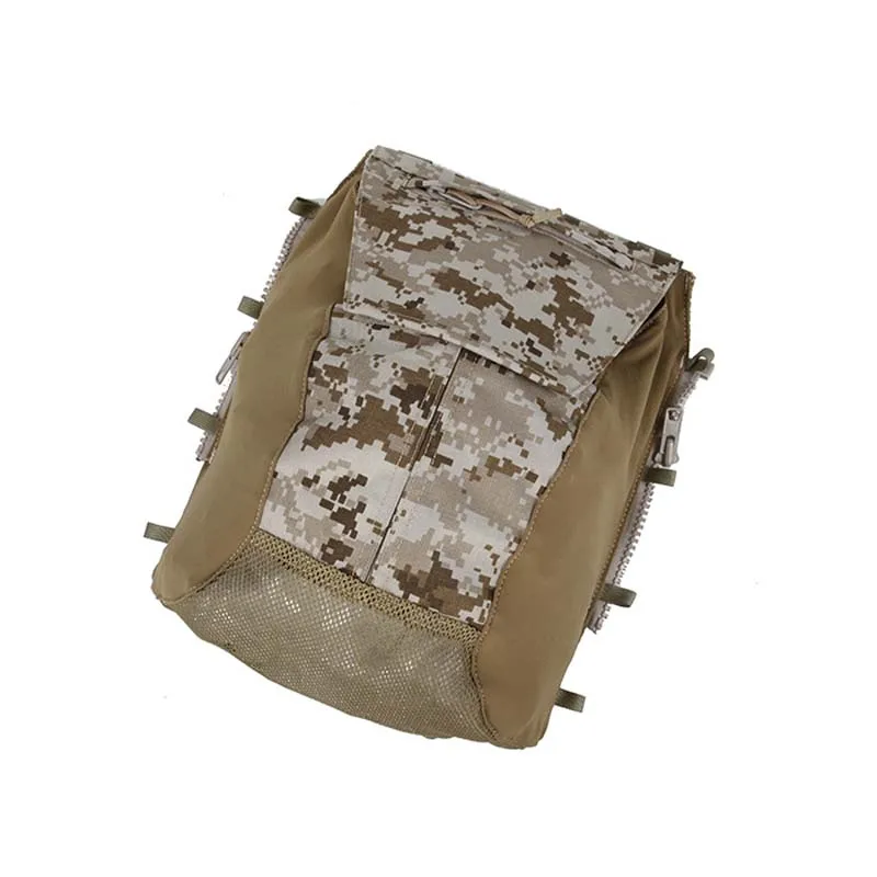 Chaleco táctico de caza AVS JPC2.0 CPC, bolsa con cremallera, mochila con Panel con cremallera