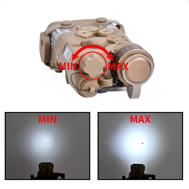WADSN luz táctica NGAL rojo verde azul compatible riel Picatinny - imagen 2