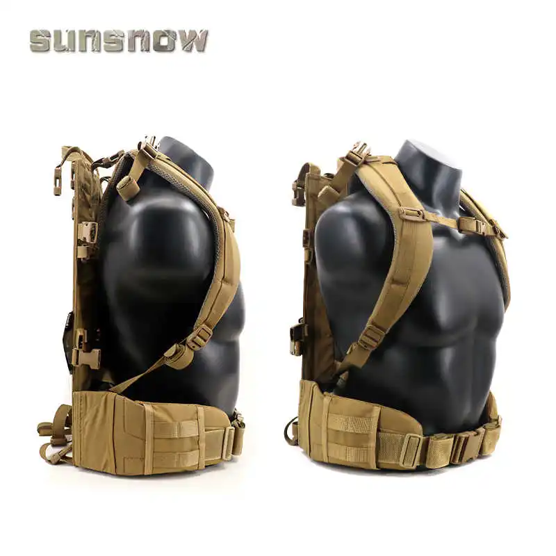 ​ Cinturón de soporte lumbar para mochila táctica con refuerzo MOLLE - imagen 4