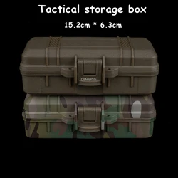 Caja almacenamiento táctico EDC multifuncional polvo exterior caza