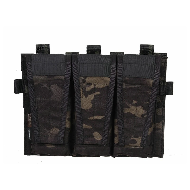 Emersongear-bolsa táctica Triple para revistas, solapa desmontable 556 223, gancho, bolsa Mag, bolsillo, equipo de combate de caza Airsoft, nailon - imagen 2