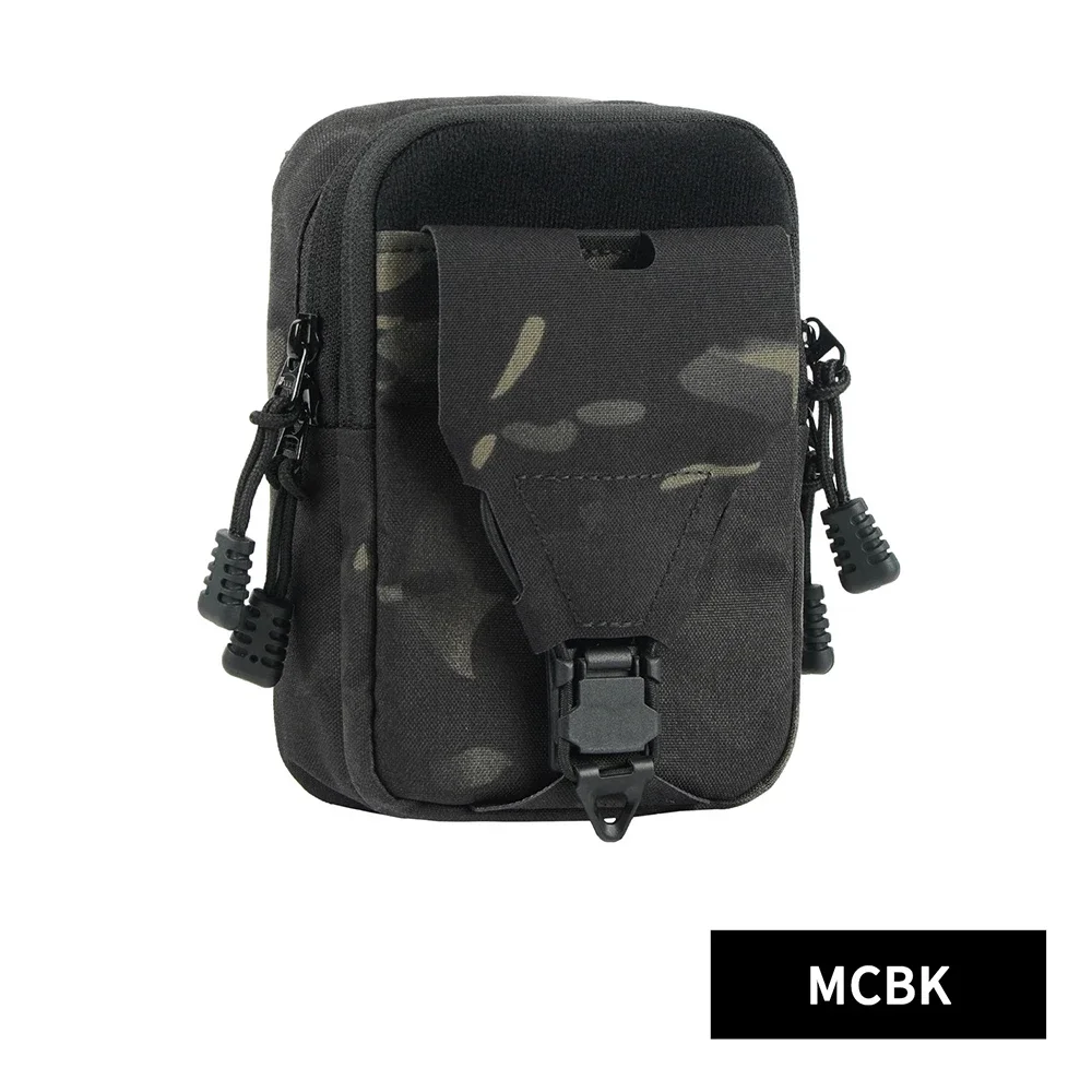 DMgear-bolsa táctica Molle para hombre, riñonera Airsoft EDC, bolsa de herramientas, chaleco, monedero, funda para teléfono móvil, bolsa combinada para caza y ciclismo - imagen 3