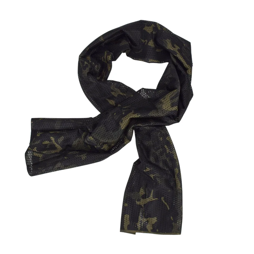 SINAIRSOFT-bufanda táctica de malla de camuflaje para hombre y mujer, bufanda para deportes Airsoft, caza, máscara facial CS, Sabage LY1401 - imagen 3