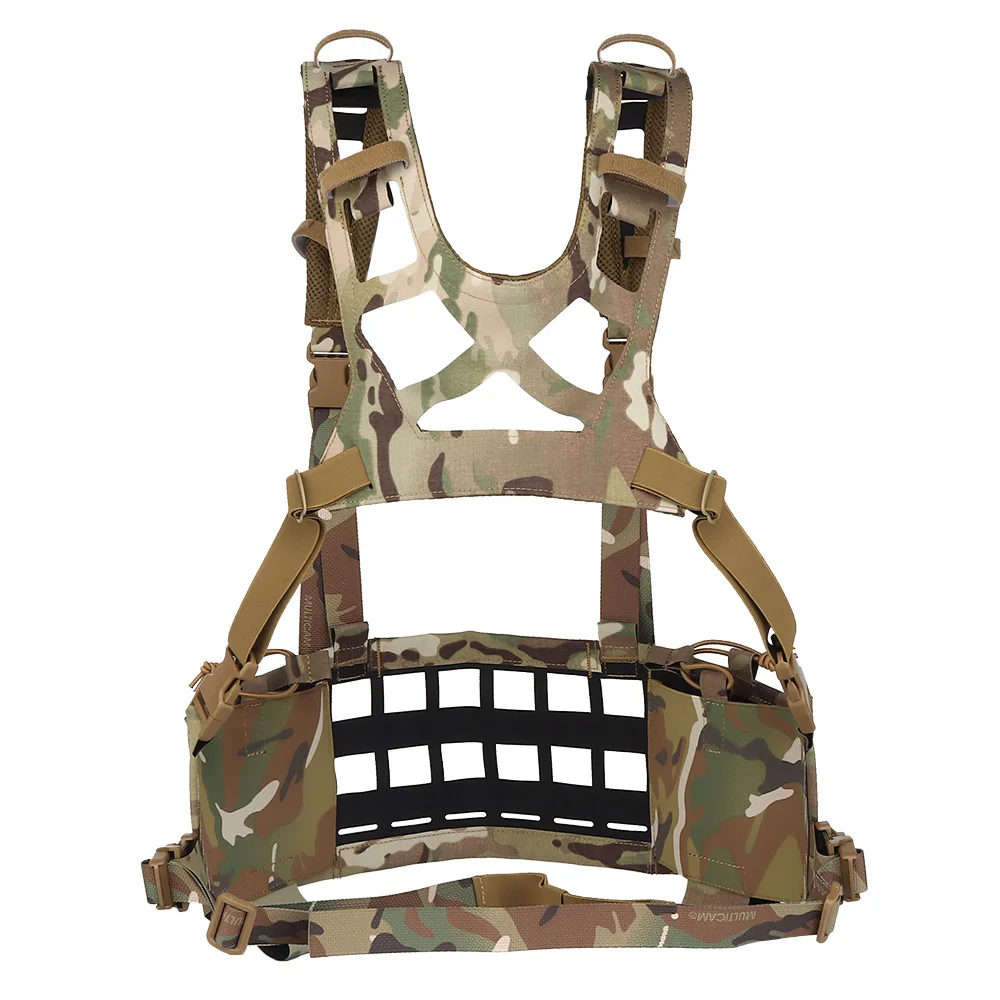 Equipo táctico ligero para el pecho, chaleco de caza MOLLE, portador de placa de carga Convertible de varias transmisiones, accesorios, equipo Airsoft - imagen 2