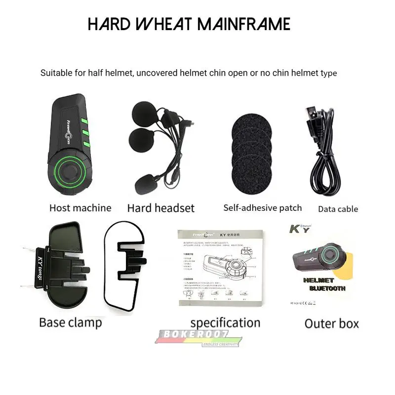 Casco de ciclismo con Bluetooth para motocicleta, auriculares inalámbricos para coche eléctrico, auriculares impermeables para piloto - imagen 5