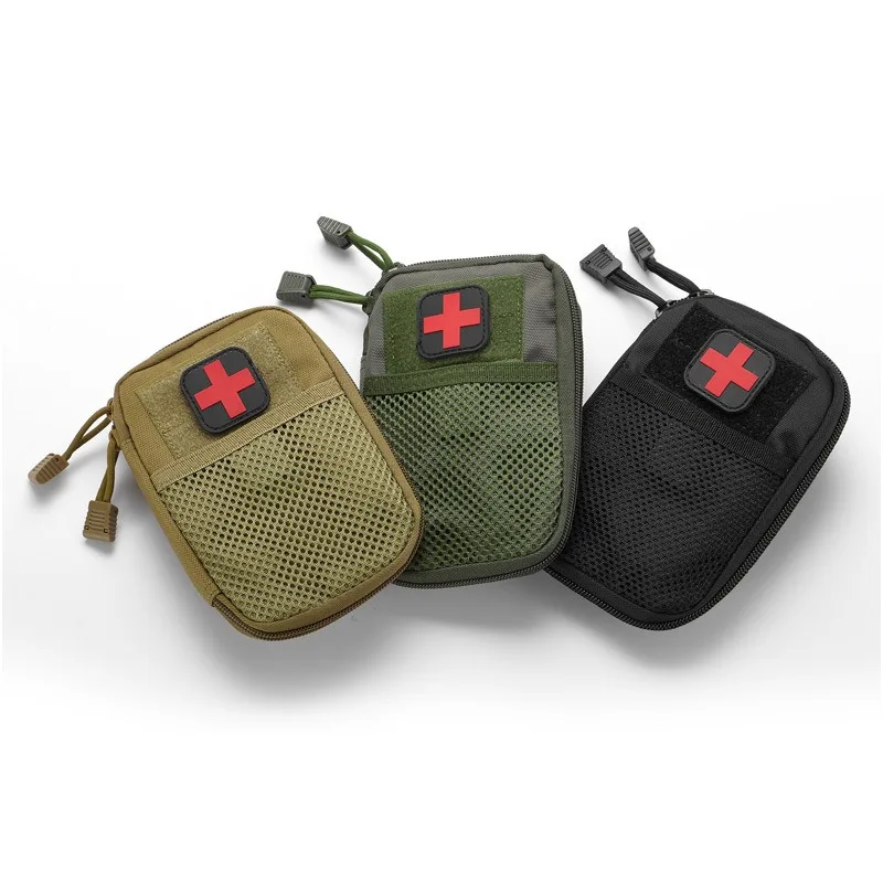 Kit de primeros auxilios Molle, billetera de bolsillo EDC, bolsa médica de emergencia para acampar, Safari al aire libre - imagen 5