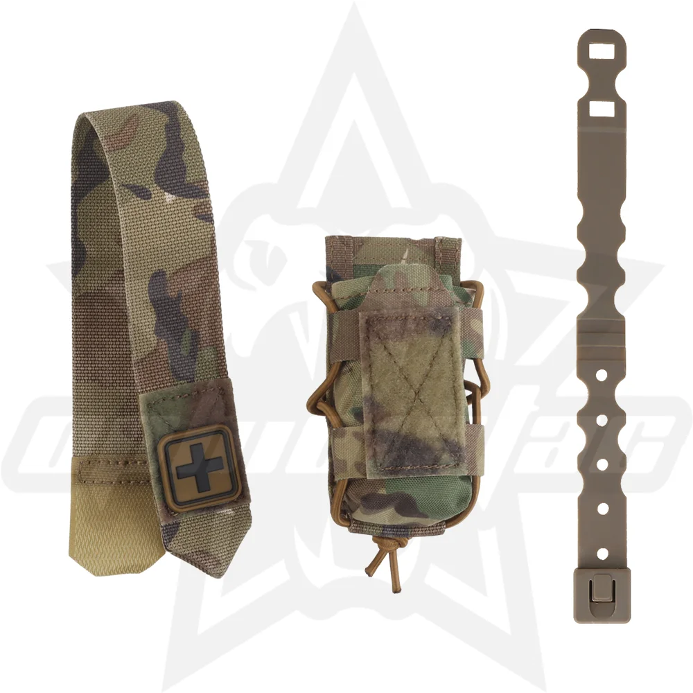 OphidianTac Bolsa de torniquete universal Bolsa de almacenamiento de suministros de emergencia médica Montaje MOLLE, botiquín de primeros auxilios de contracción elástica - imagen 4