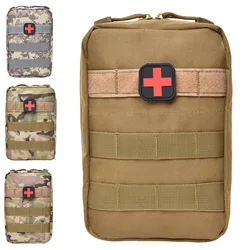 Bolsa táctica de primeros auxilios Molle, bolsa de cintura de supervivencia, caza, nailon, EMT, bolsa médica EDC de emergencia, paquete multifuncional para exteriores