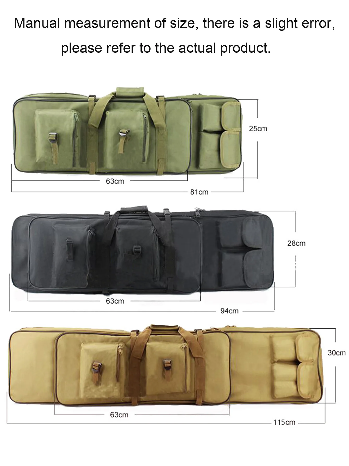 Bolso de hombro para equipo de caza, mochila tipo pistola M, L y XL, juego de rifle de francotirador, accesorios de tiro deportivo suave a gas - imagen 3