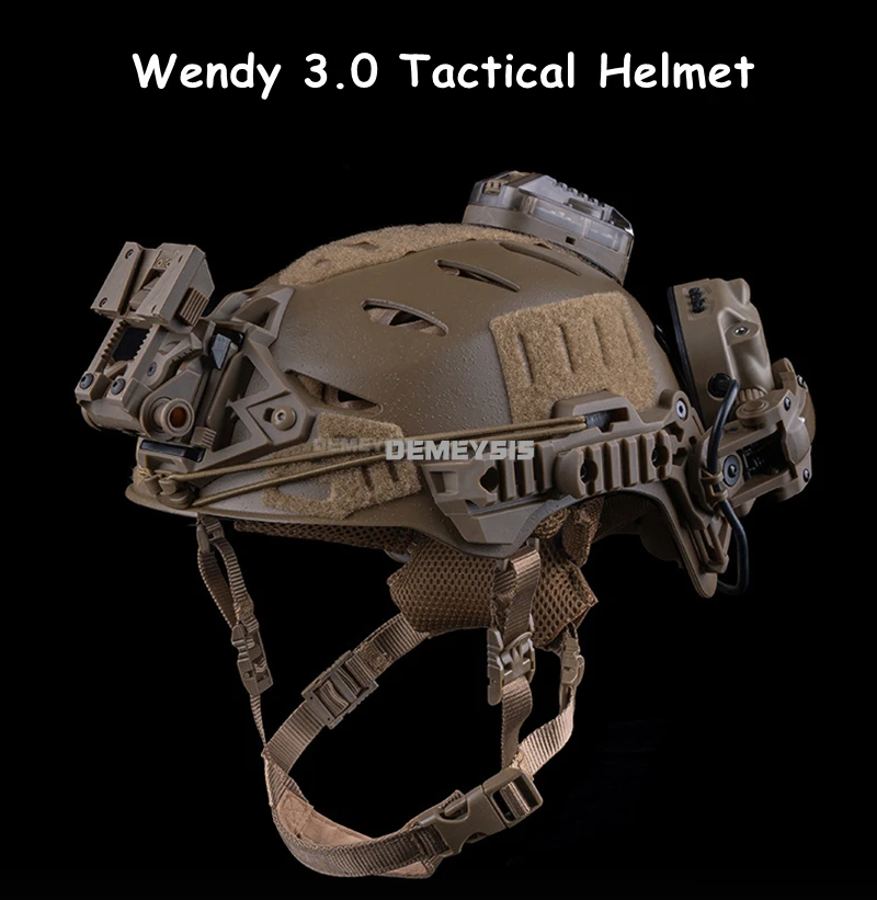 Casco táctico Team Wendy 3,0 Paintball Airsoft entrenamiento cascos rápidos Protector de cabeza ligero - imagen 4