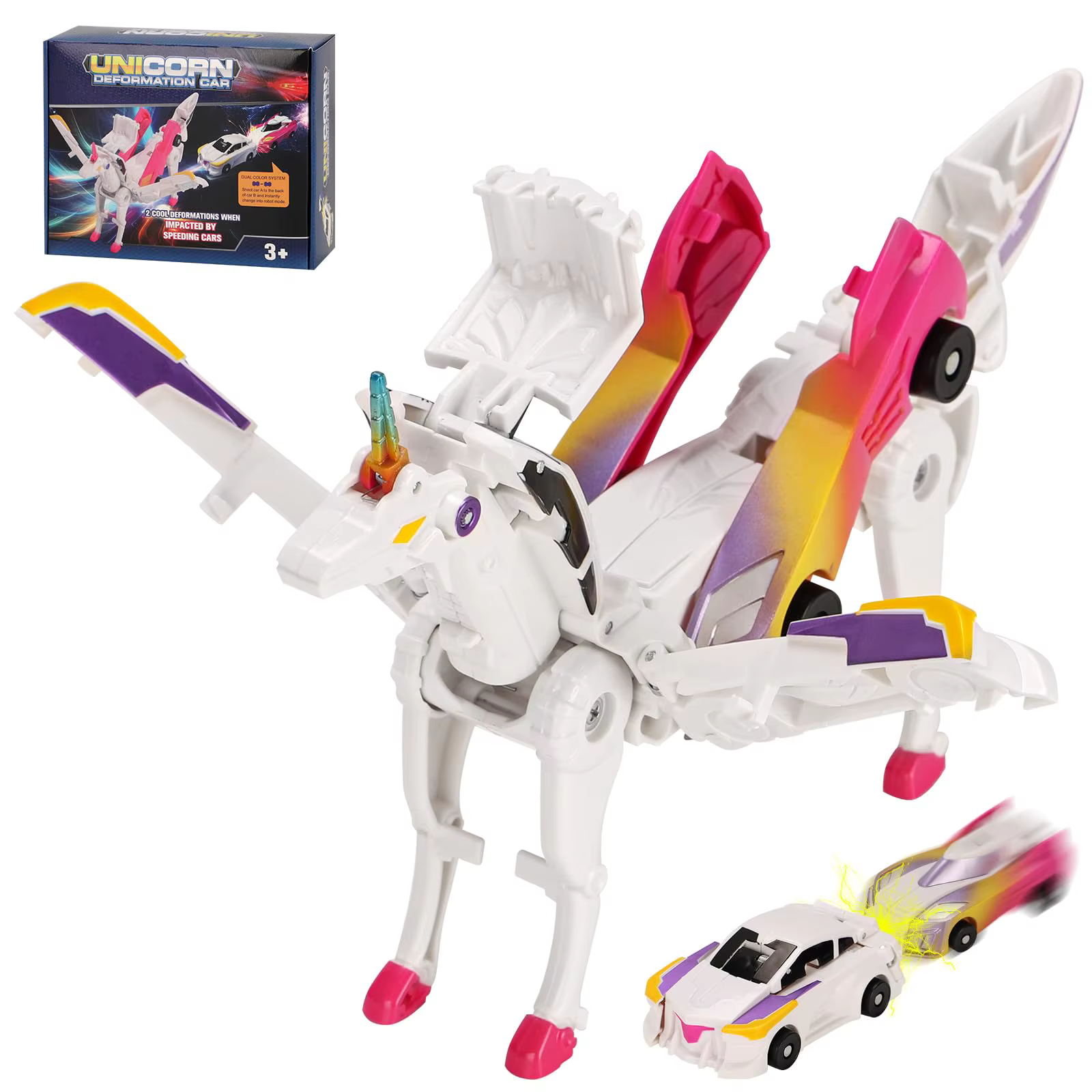 Carbot Unicorn figura de acción transformable robot coche - imagen 2