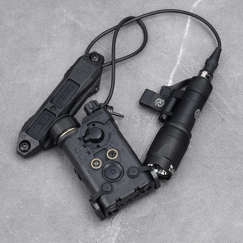 WADSN-indicador táctico NGAL rojo, verde y azul, luz de explorador de caza Surefir M340A M640C con interruptor de Control Dual AXON compatible con riel de 20MM - imagen 5